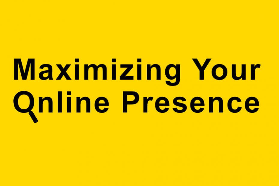 maximise your online presence main image